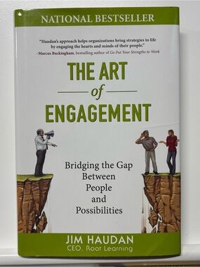 ~BUNDLE ONLY~The Art of Engagement Hardcover Book Jim Haudan Business Leadership